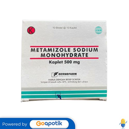METAMIZOLE SODIUM BERNOFARM 500 MG BOX 100 KAPLET