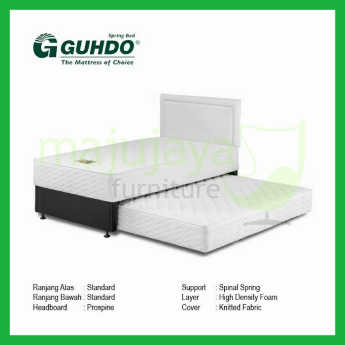 Terlaris Kasur Springbed Guhdo New Prima 2In1 / 2 In 1 Guhdo New Prima 90