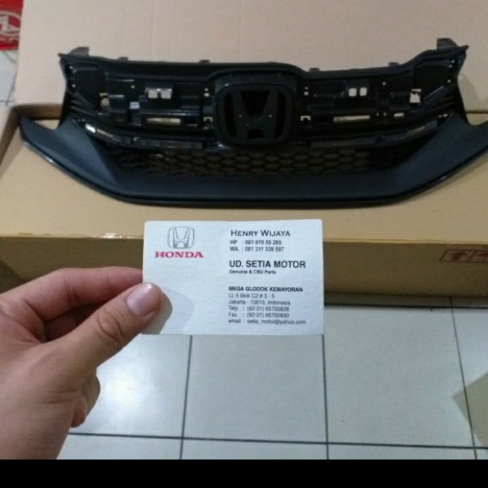 base Grill + list grill depan Honda Mobilio RS facelift Original BEST DEAL