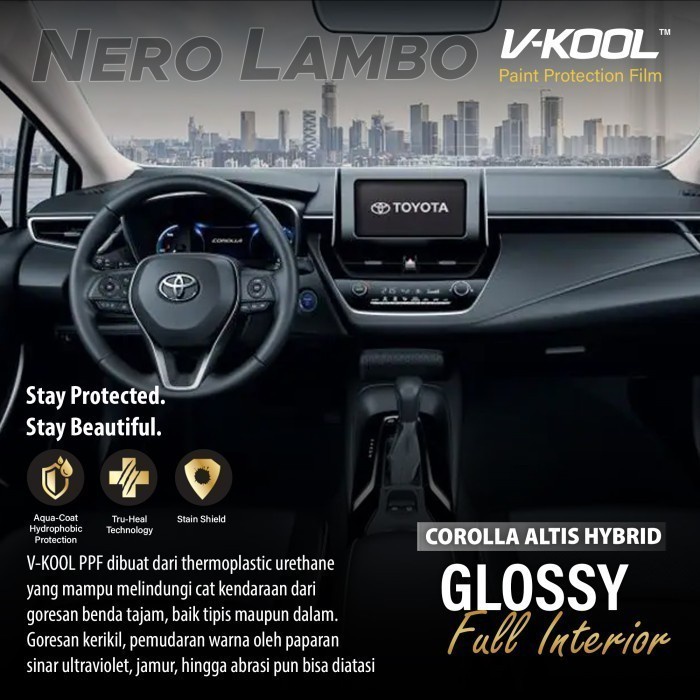 [Original] Vkool Ppf Sill Plate Belakang Toyota Corolla Altis Hybrid Diskon