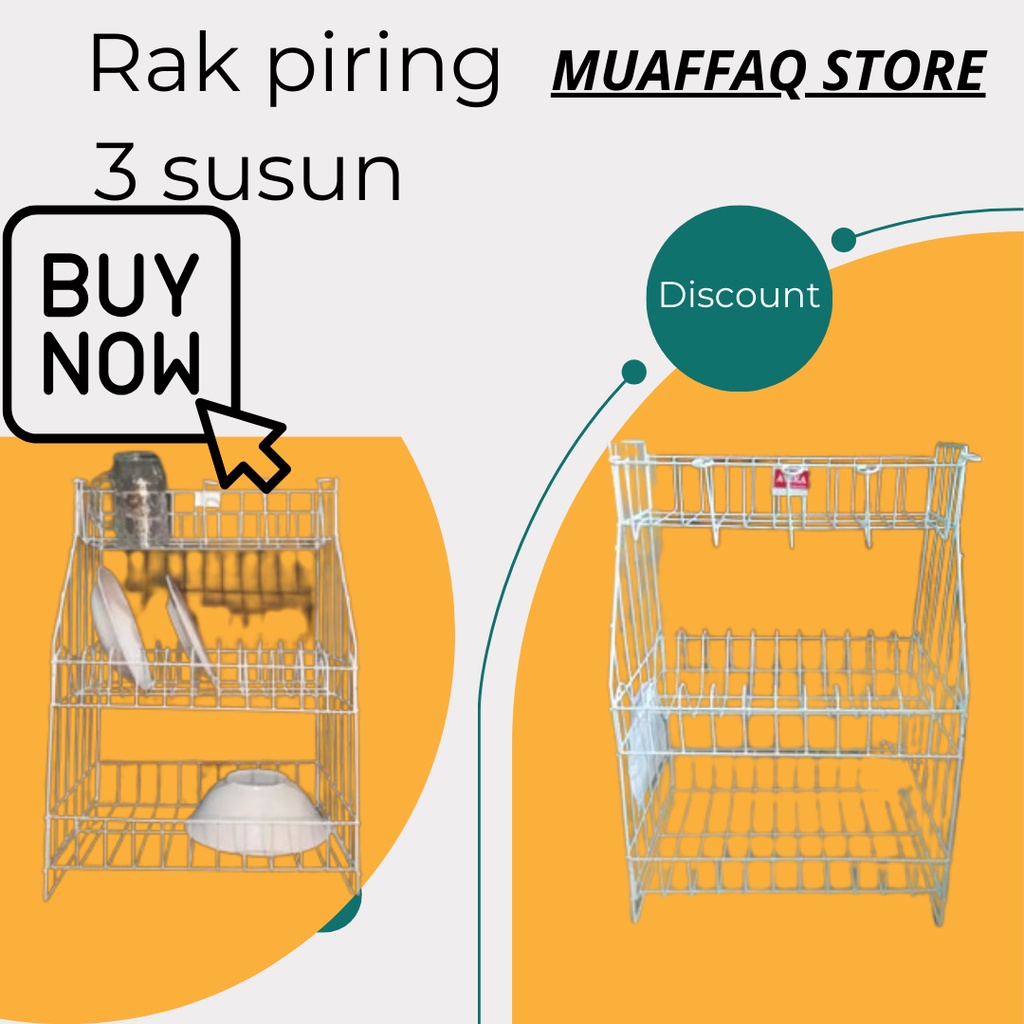 RAK PIRING BESI 3 SUSUN RPL