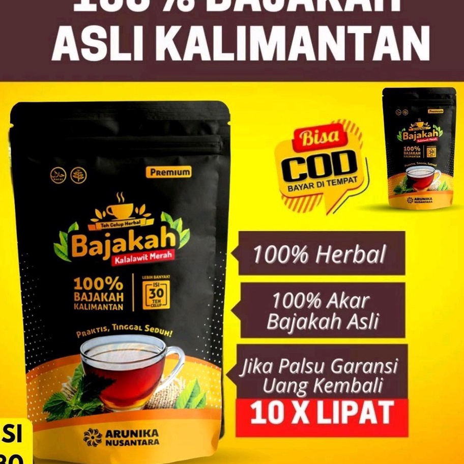 

Terbaik! TEH BAJAKAH KALALWIT MERAH ASLI KALIMANTAN PREMIUM ,,