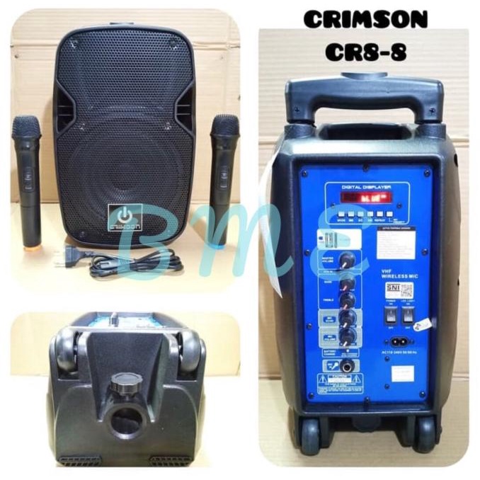 Speaker portable Crimson CR 8-8 8 Inch / ORIGINAL CRIMSON