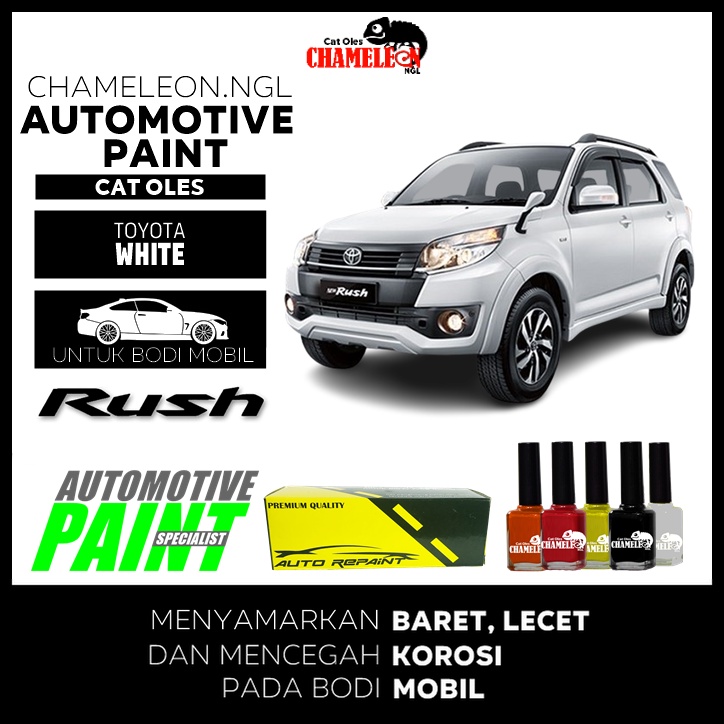Cat Oles Toyota Rush White Automotive Paint CHAMELEON NGL
