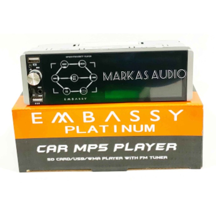 ✅Termurah Head Unit Single Din Mp5 Embassy Tipe Scorpio Car Mp5 Player Embassy Terbaru