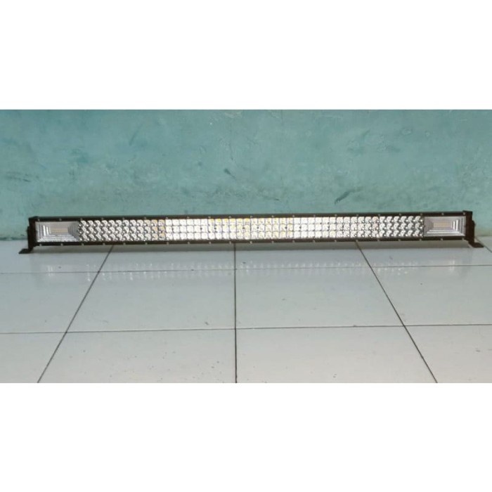 [New Ori] Lampu Sorot Led Bar Light Mobil Panjang 105 Cm Sinar Putih 3 Row Terbatas