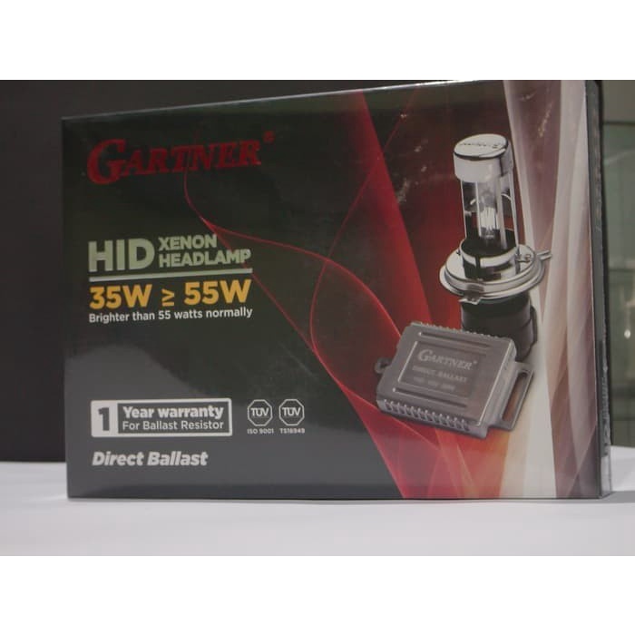 [New Ori] Hid Gartner Germany Uv H4 With Direct Blash 1 Thn Garansi  Ori Bisa Sameday