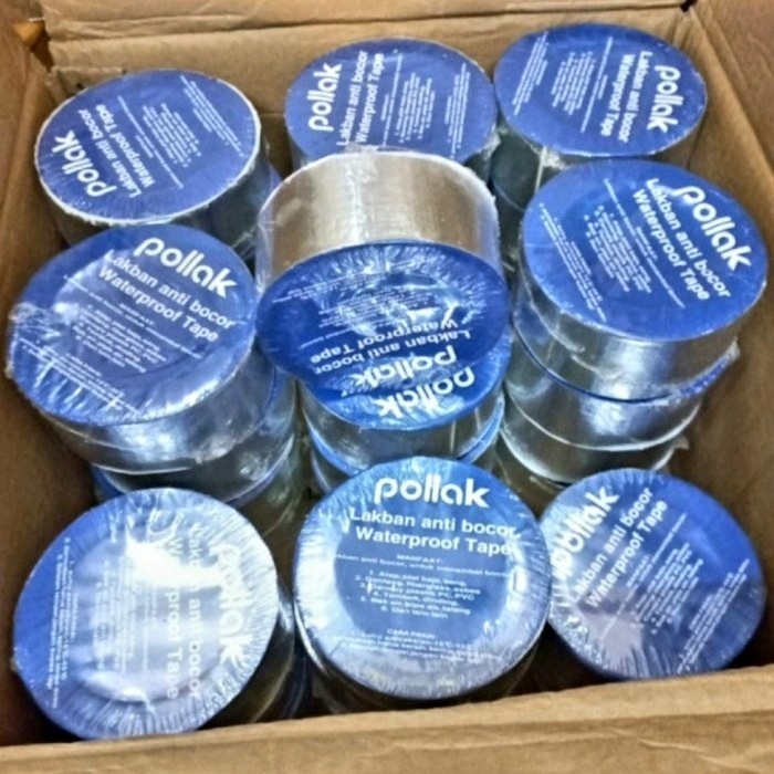 POLLAK WATERPROOF TAPE LAKBAN ISOLASI ANTI BOCOR 2 INCH