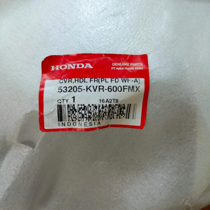 Cover Handle FR Putih Revo 100 ORI AHM 53205KVR600FMX ORIGINAL