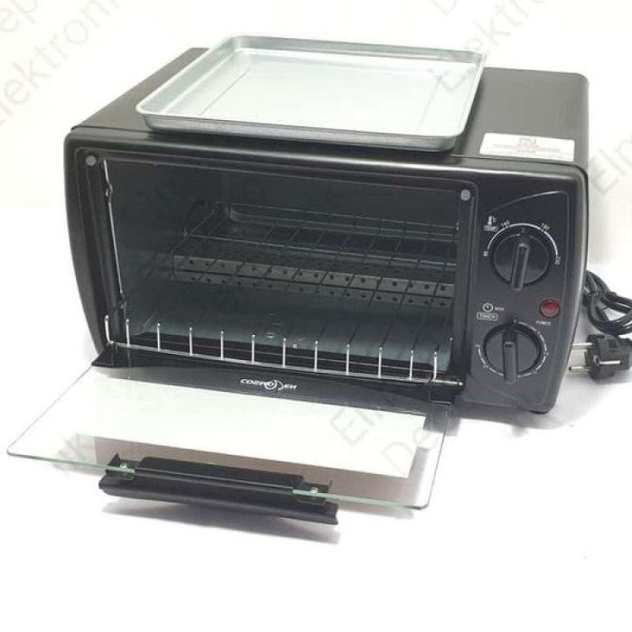 Oven Listrik Cosmos Co-9909 Electric Oven Low Watt 9 Liter