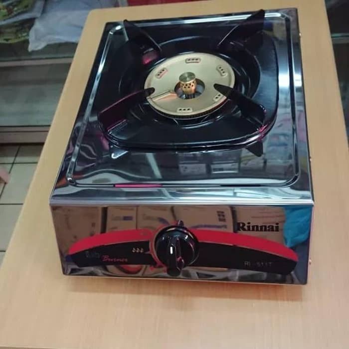 [Ori] Kompor Gas Rinnai Ri-511T /Turbo/ Api Besar/Jumbo / Kompor Gas 1Tungku Limited