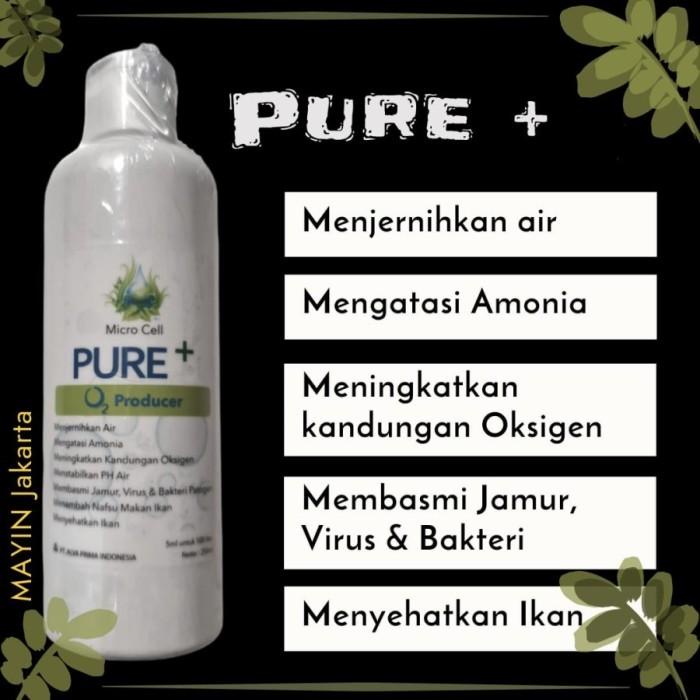 Pure+ - Pure Plus - Micro Cell - Bactery Starter Untuk Aquarium Kolam