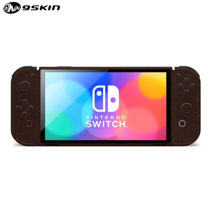 ✅Original Garskin Nintendo Switch Oled 3M Brown Leather Lcd Panel Terbatas