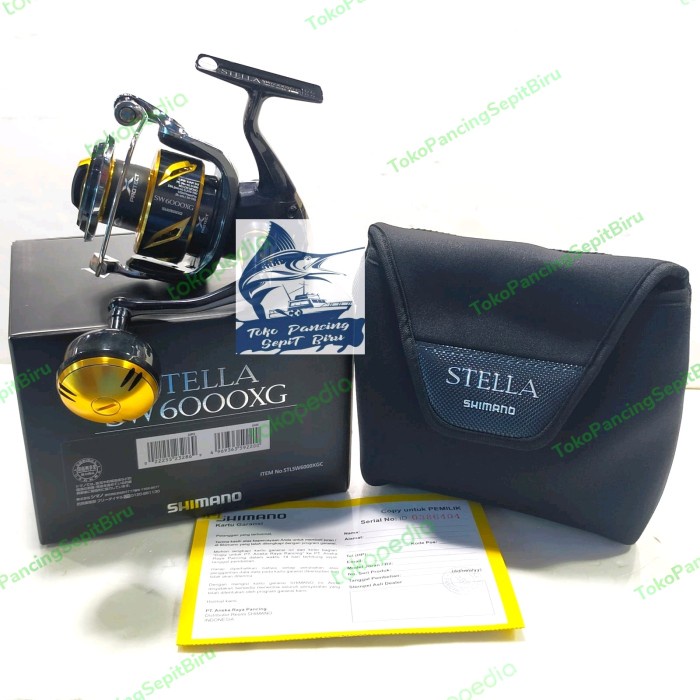 ✨Ori Reel Shimano Stella Sw 6000Xg New 2020 Bisa Gojek