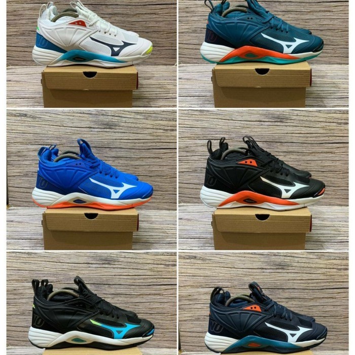 [New Ori] Sepatu Voli Mizuno Momentum 2 Premium Original Bisa Gojek