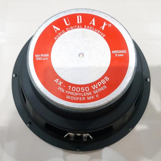 Original AUDAX 10050 SPEAKER 10 INCH WOOFER AUDAX AX 10050 WPB8 350w