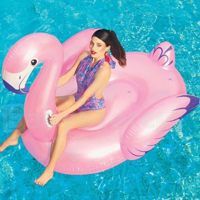 ✨New Ori Ban Renang Flamingo Pink Renang Santai Kolam Renang Pantai Terbaru
