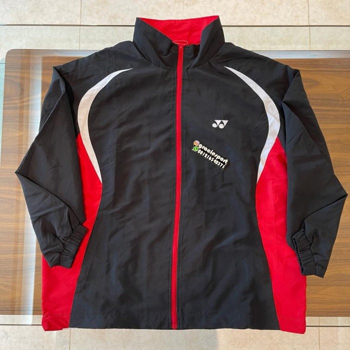 ✨New Ori Jaket Original Yonex Black Red 50038 Terbaru