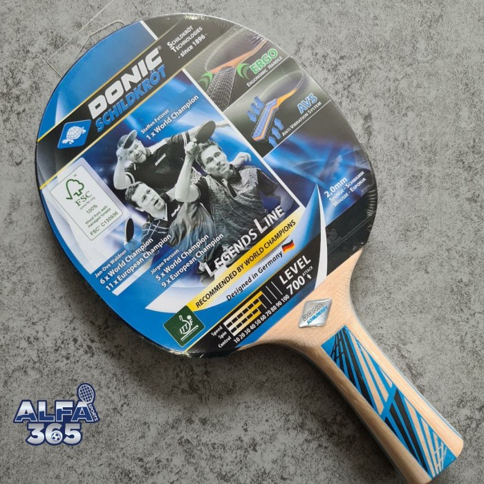 [New] Donic Schildkrot Legends 700 Fsc Bat Bet Pingpong Tenis Meja Limited