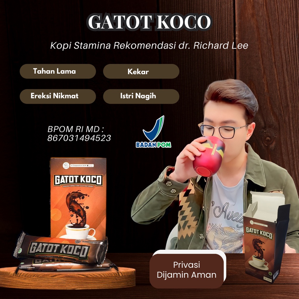 Gatot Koco dr Richard - Kopi Gatot Koco | Kopi Gatot Koco By dr. Richard Lee (Privasi Dijamin Aman)