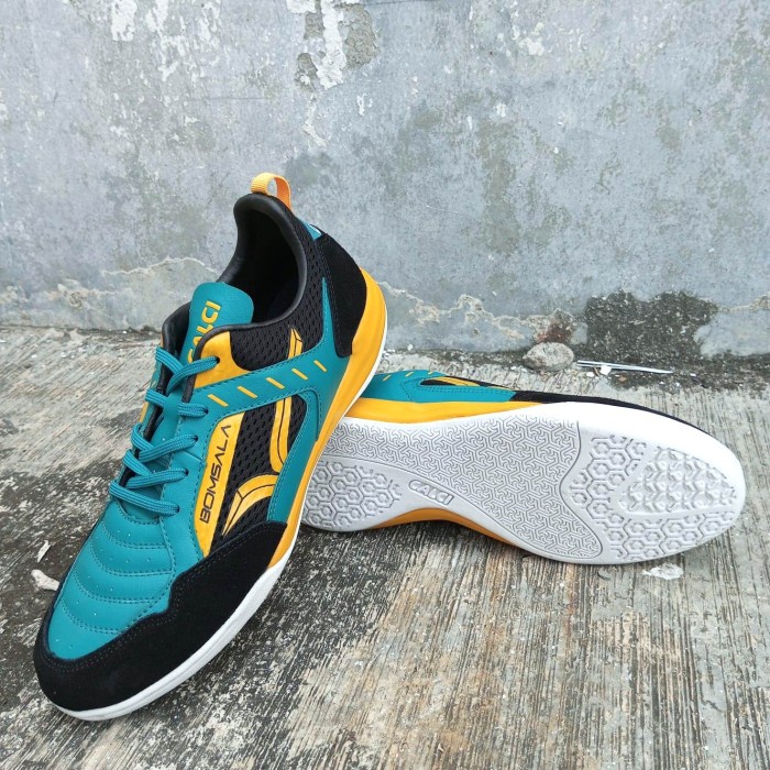 CALCI SEPATU FUTSAL BOMSALA FESTIVO FGREEN MANGO ORIGINAL BNIB