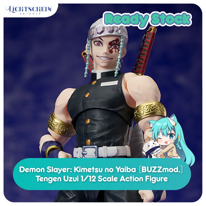 ✨New 1/12 Scale Buzzmod Action Figure Tengen Uzui - Demon Slayer Terbatas