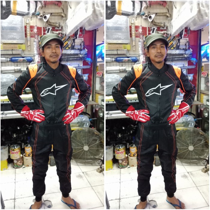 ✨New Wearpack Atau Baju Balap Original Alpinestars Bisa Gojek