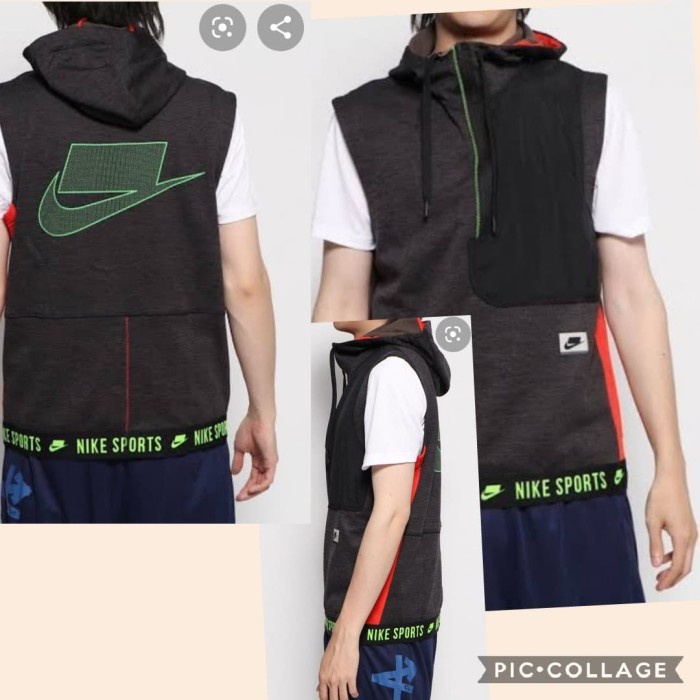 ✨New Nike Vest Rompi Hoodie Original Terbaru