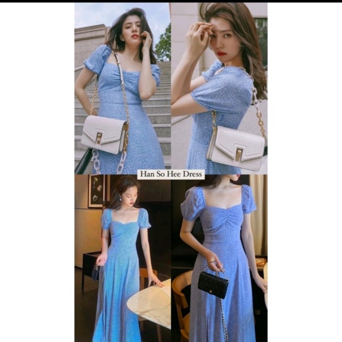 [Ori] Han So Hee Nevertheless Korean Style Sabrina Dress Limited