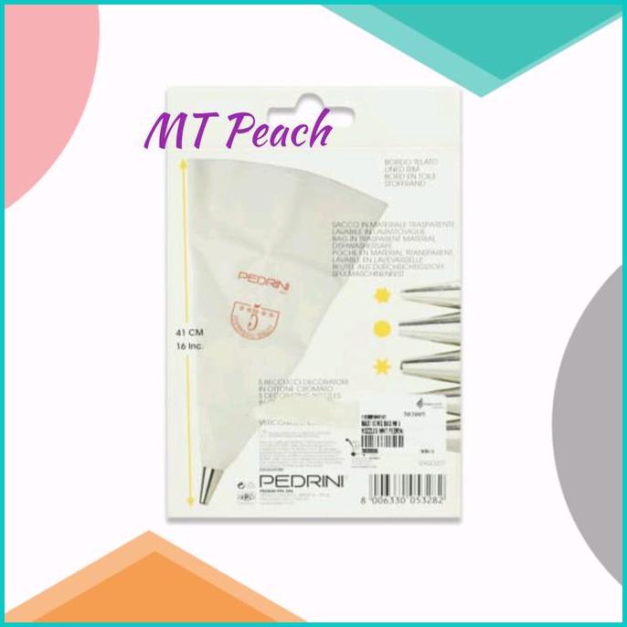 

MAXI ICING BAG W/ 5 NOZZLES PEDRINI SET ICING BAG DENGAN 5 NOZZLES 20JVLZ3 sparepart