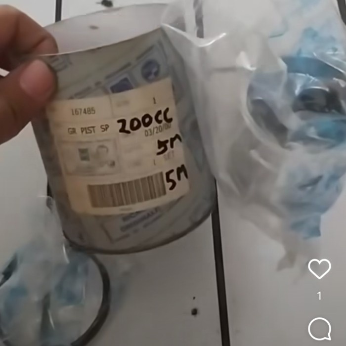 ✨Termurah Seher Set Vespa Spartan Excel 200Cc Ricambi Uk 5M Nos Terbatas