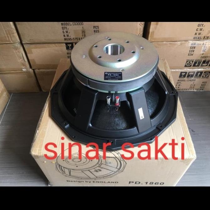 KOMPONEN SPEAKER PD1860/PD 1860 18 INCI PRECISION DEVICES