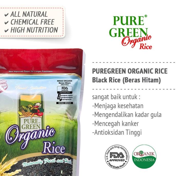 

Puregreen Organic Rice Beras Organik Beras Hitam (Black Rice) 4,5 Kg