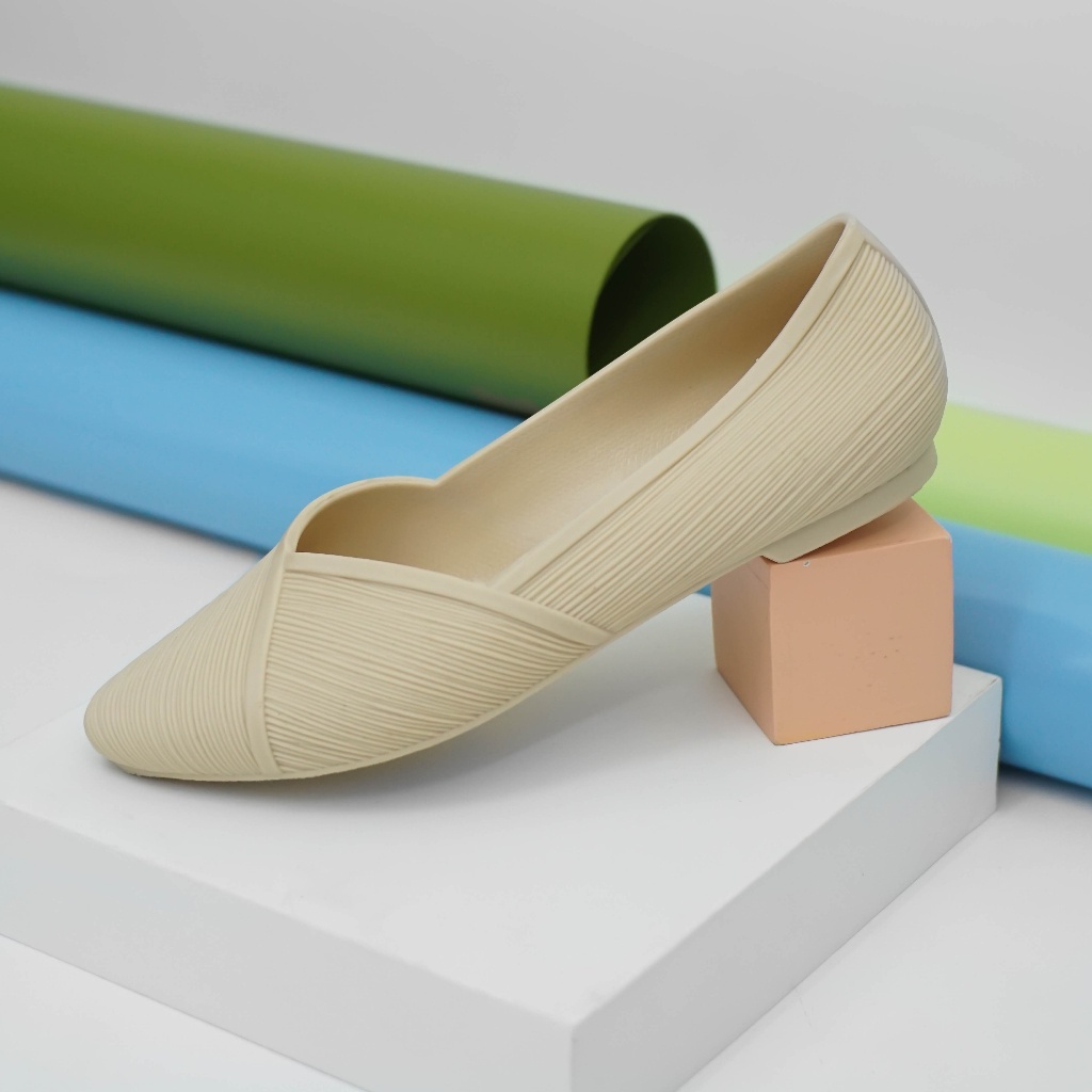 Porto XEM - Flat Shoes Wanita Terbaru Anti Slip Model Korea Nyaman dan Tahan Lama Image 6
