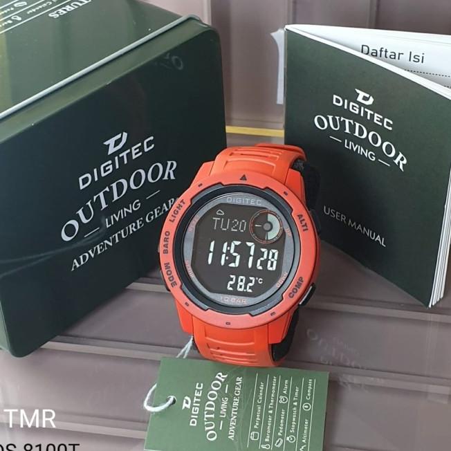 Jam Tangan Digitec Dg 8100 Altimeter/Barometer/Thermometer Original