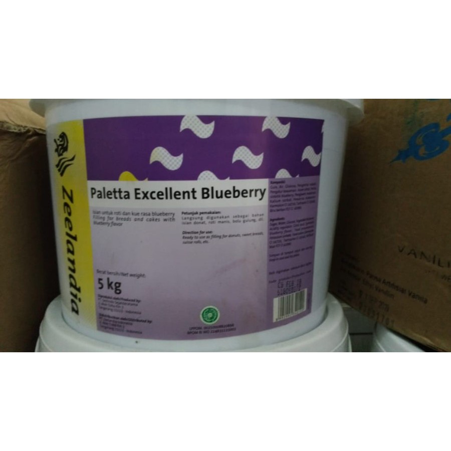 

Selai Selai Paletta Excellent Blueberry - Zeelandia 5kg Gosend Only!!