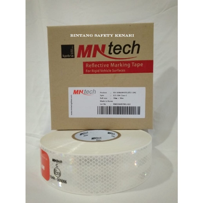 

✨Sale Reflective Marking Tape Mntech Putih Berkualitas