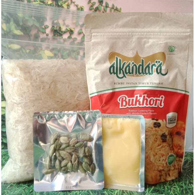 

Paket Nasi MANDHI / BUKH instan bumbu Alkandara