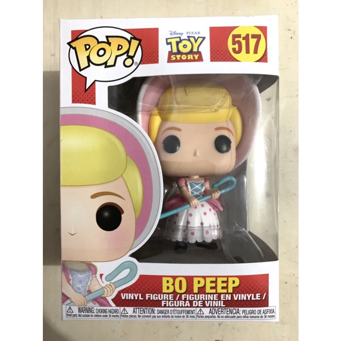 [Original] Funko Pop Disney: Toy Story - Bo Peep With Hat And Pink Outfit Bisa Sameday