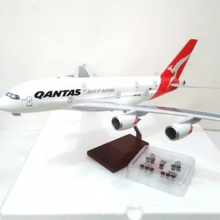 ✨New Pesawat Diecast Qantas Besar Terbatas