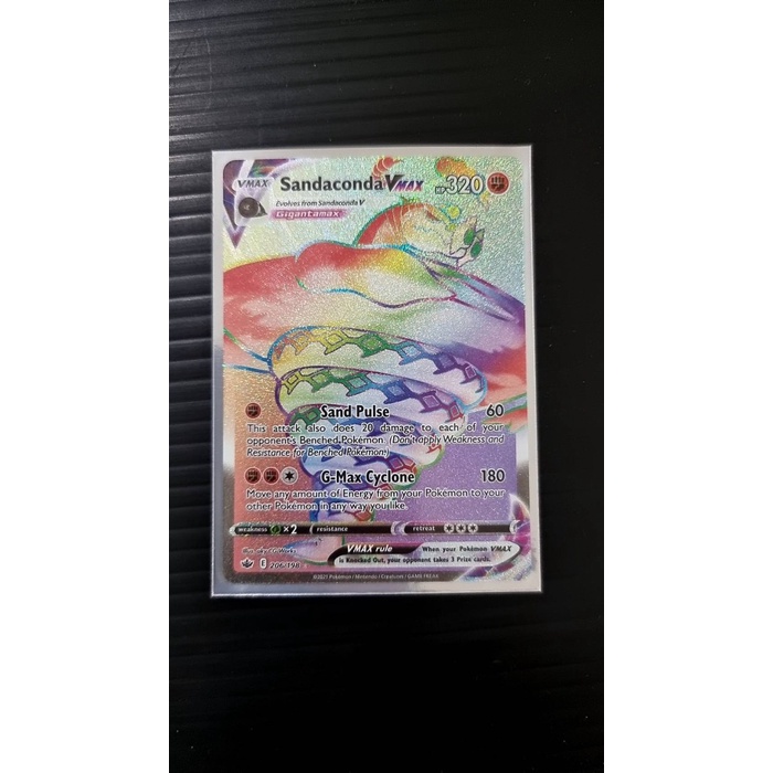 ✅New Sandaconda Vmax - 206/198 - Hyper Rare Sword  Shield Chilling Reign S Terbatas