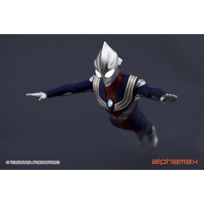 ✨New Ori Alphamax Ultraman Tiga Complete Figure 16.5 Cm Tall Terbatas