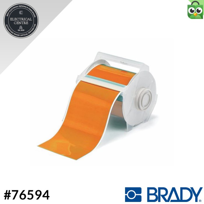 

✨Sale Brady Globalmark Vinyl Tapes Orange 76594 Limited