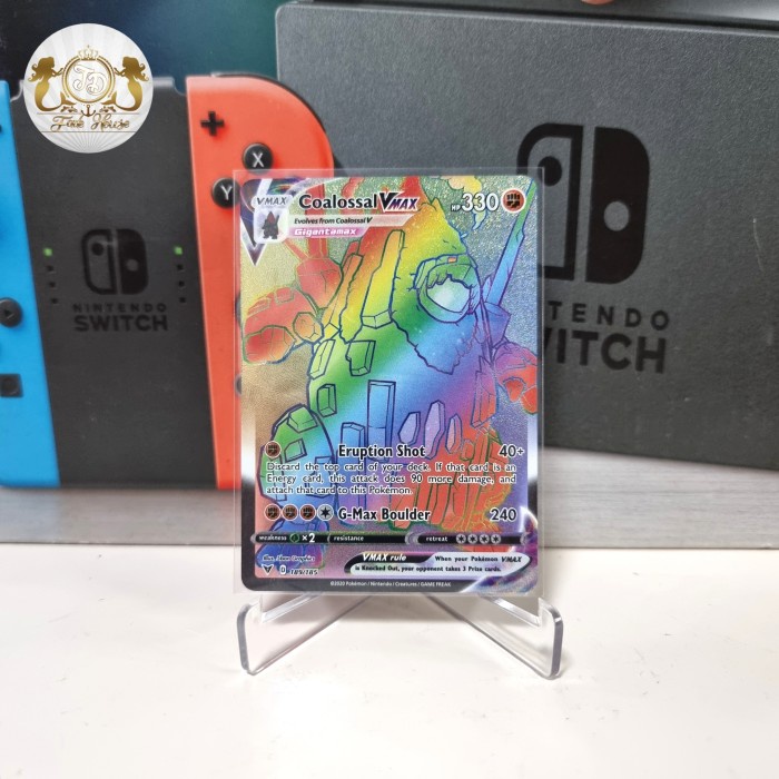 ✅New Coalossal Vmax 189/185 Vivid Voltage - Kartu Pokemon Tcg English Terbatas
