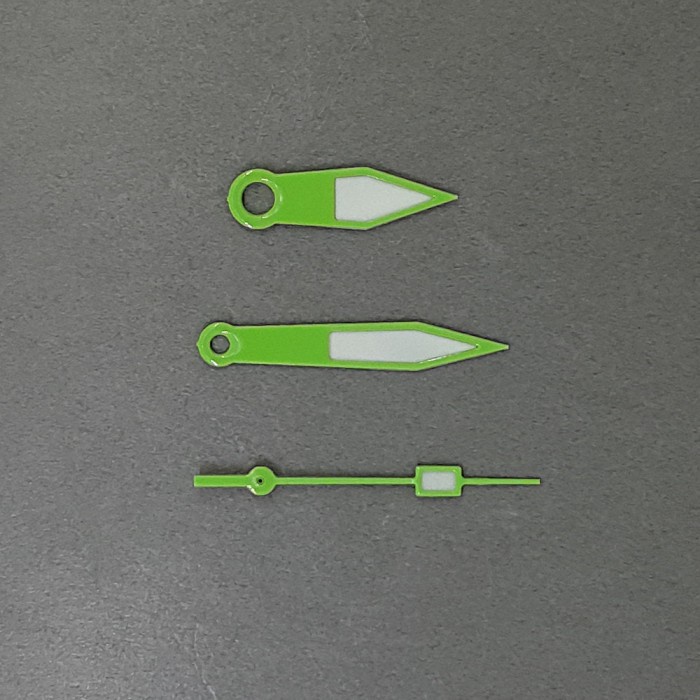 ✅Ori Seiko Mod Jarum Hands Hijau Neon Green Dagger Set With Box Ss Diskon