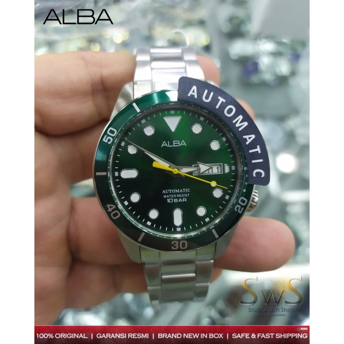 ✅Sale Alba Al4165 Original Al4165X1 Automatic Jam Tangan Pria Terbaru