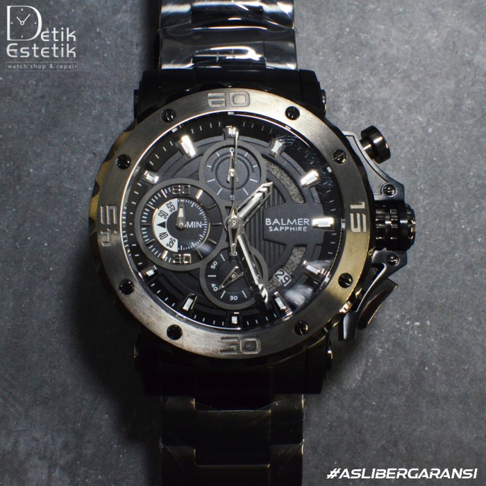 ✅Termurah Jam Balmer B 7975 Mc All Black Stainless Steel Pria Terbatas