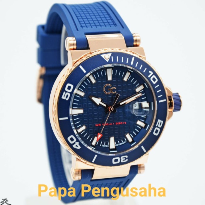 ✅Sale Jam Tangan Pria Original Gc Guess Collection Y36004G7Mf Swiss Movement Bisa Sameday