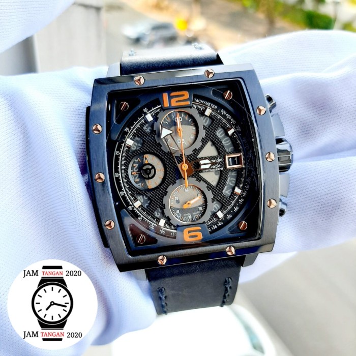 ✅Sale Jam Tangan Pria Original Alexander Christie Ac6376 Black Ac 6376 Limited