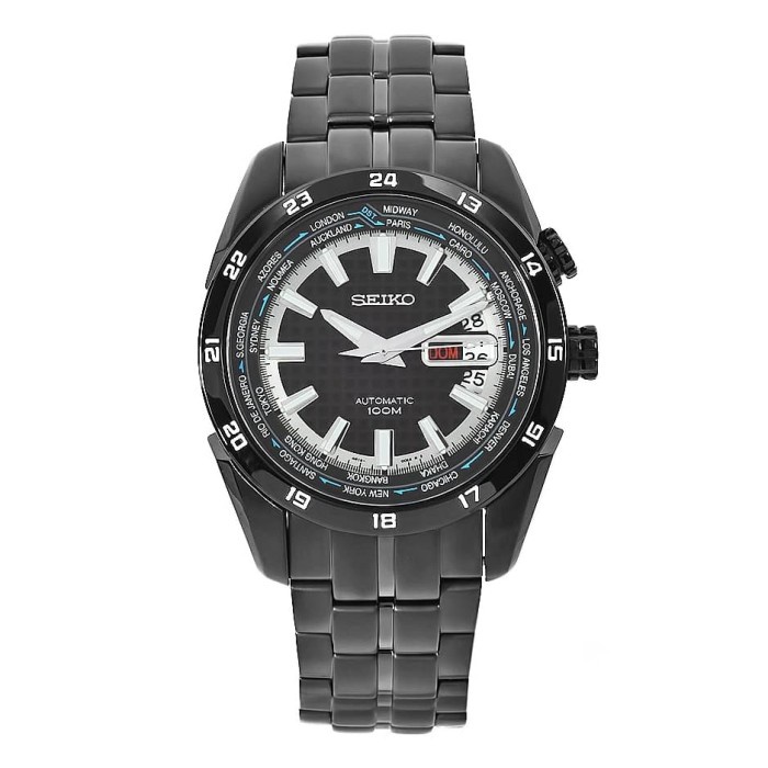 Jam Tangan Seiko SRP039 Pria Otomatis Full Black 41mm